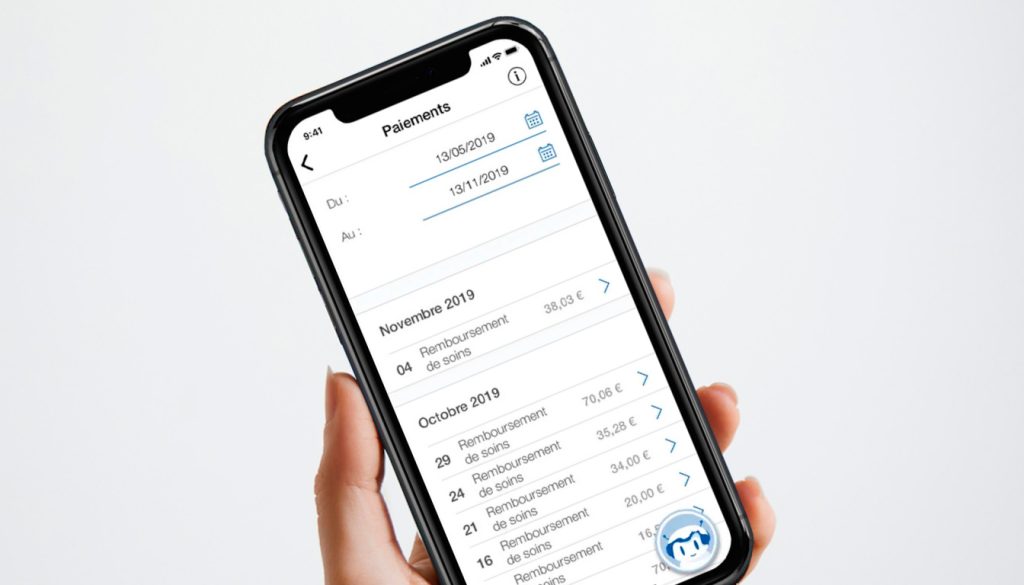 Ameli mon compte : mode d’emploi précis pour la connexion et la création — personne utilisant une application d'assurance santé