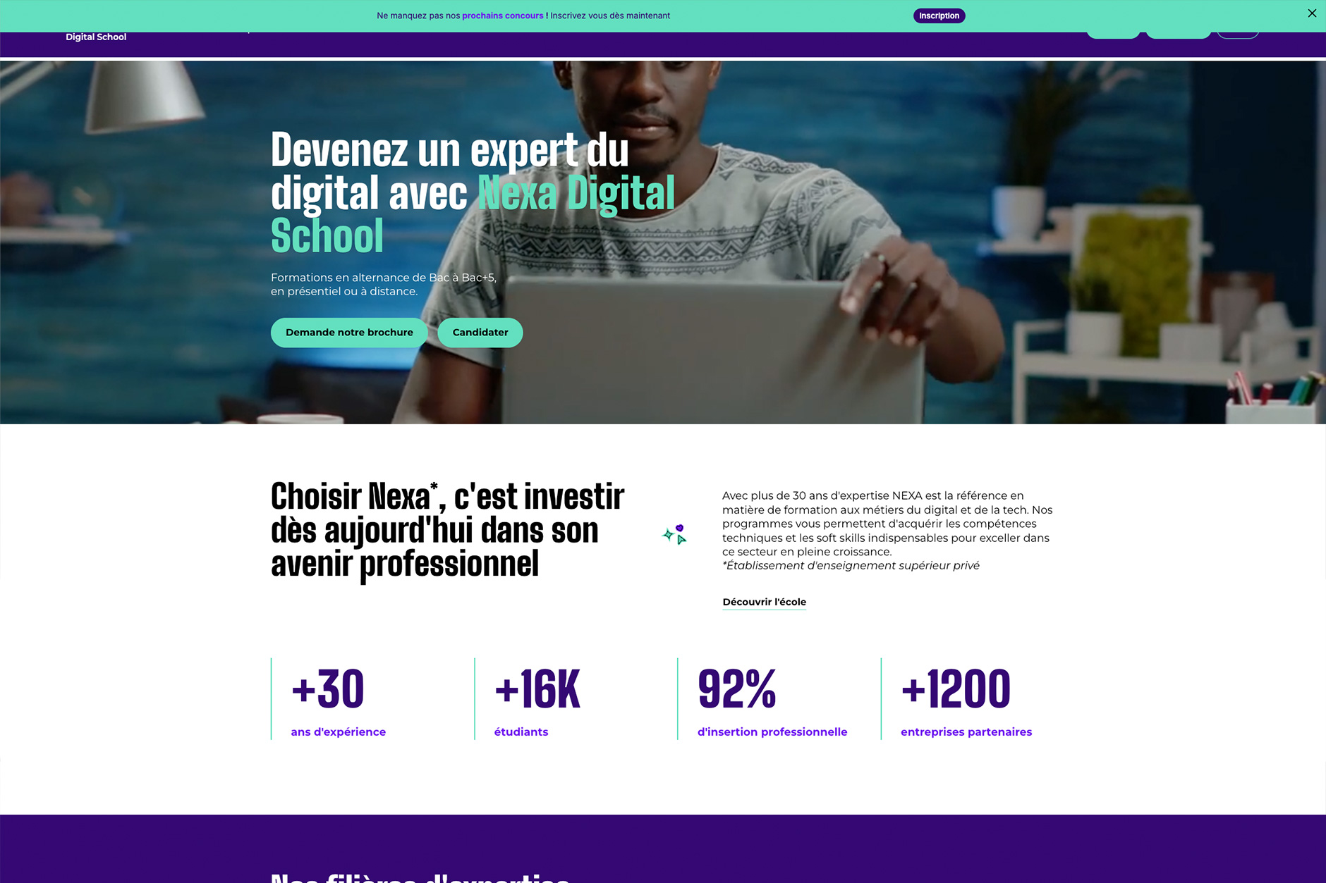 découvrez l'alternance en marketing digital à paris avec nexa digital school. formez-vous aux compétences clés du digital tout en travaillant en entreprise pour booster votre carrière.